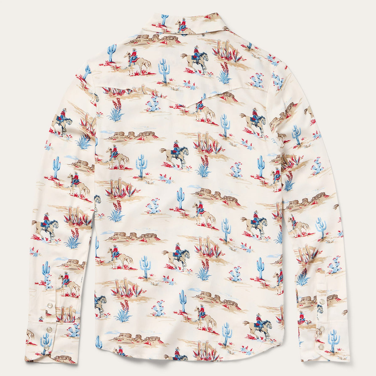 Stetson Desert Trail Print Western Shirt