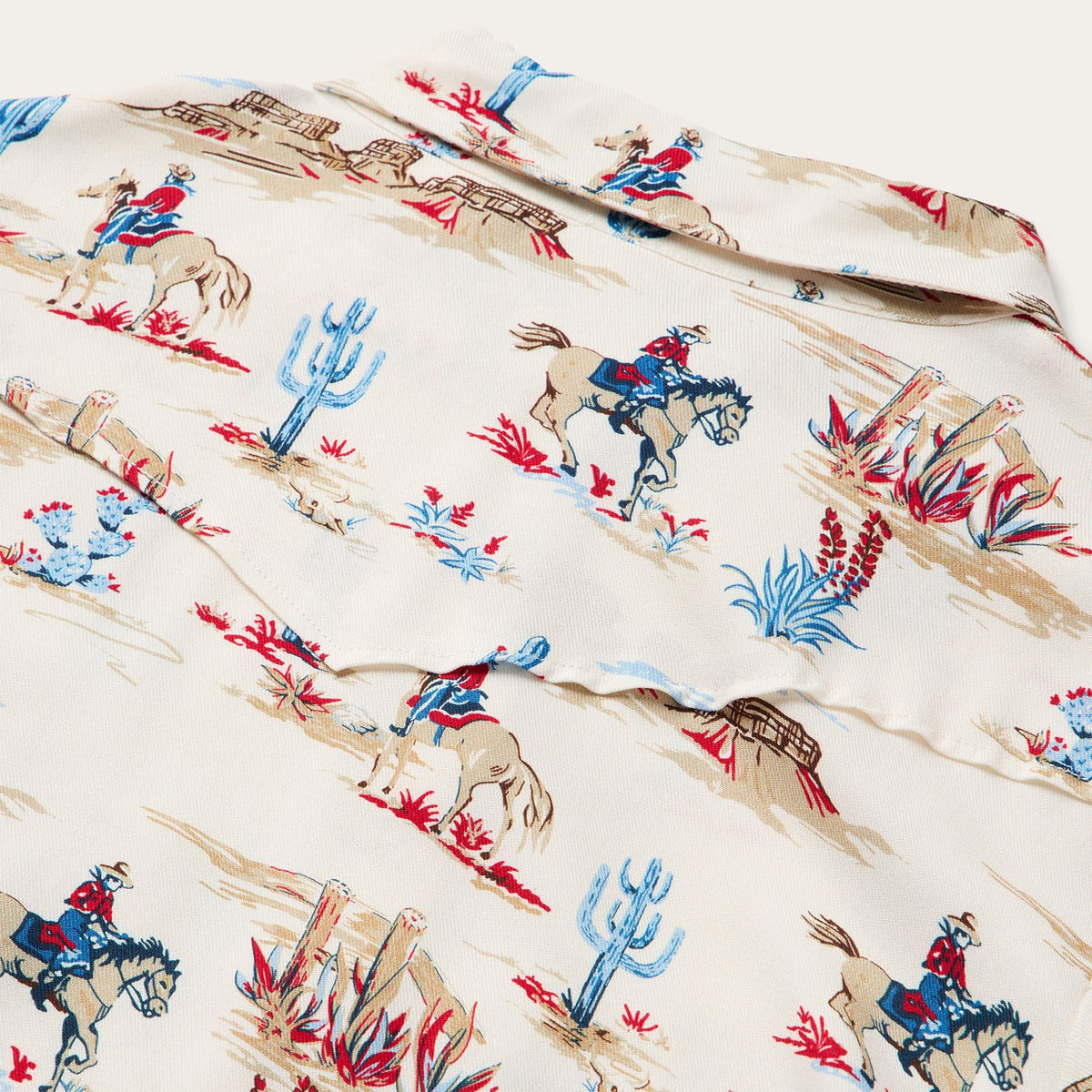 Stetson Desert Trail Print Western Shirt