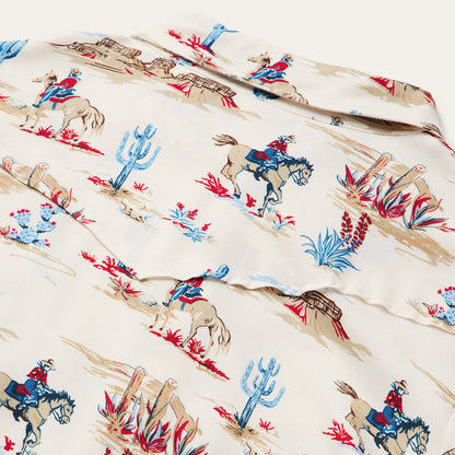 Stetson Desert Trail Print Western Shirt