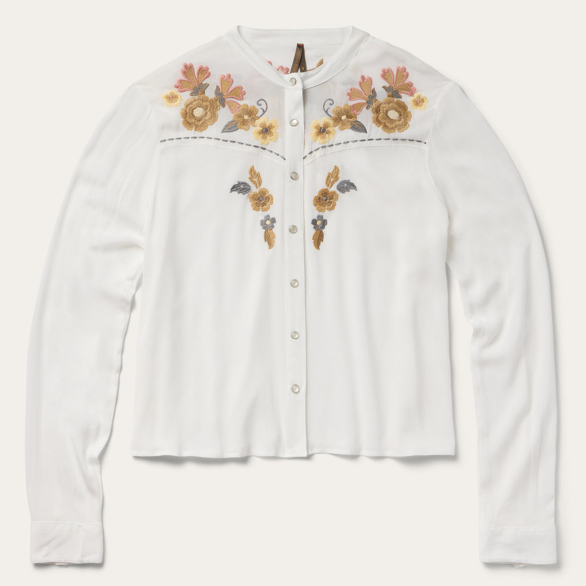 Stetson Embroidered Crepe Shirt