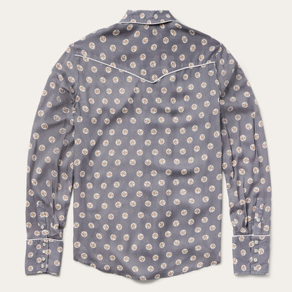 Stetson Horse Pennies Print Western Shirt