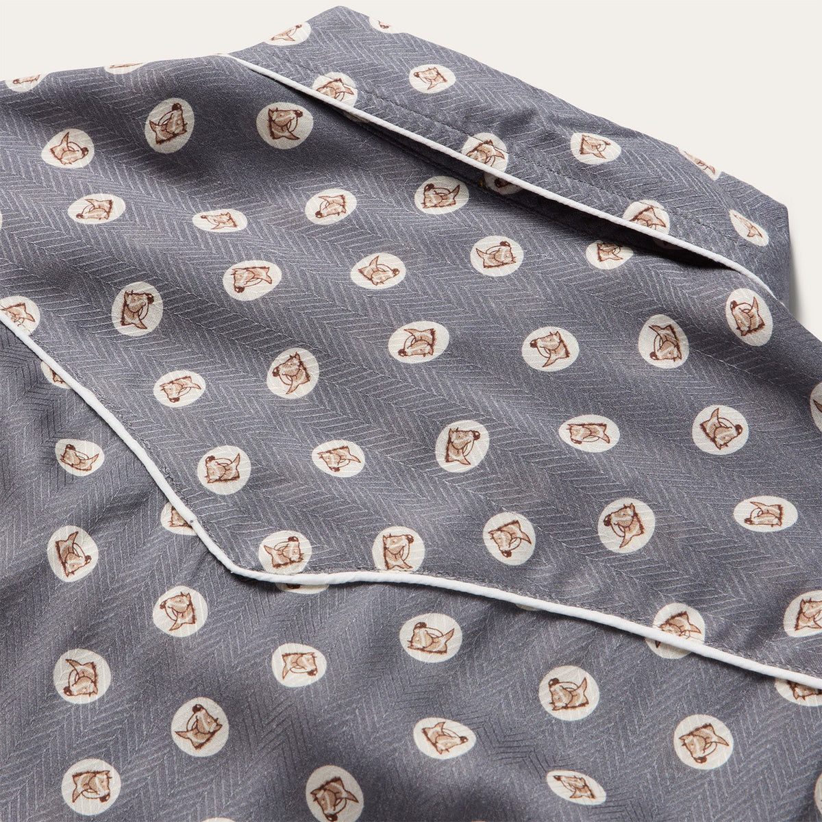 Stetson Horse Pennies Print Western Shirt