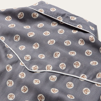 Stetson Horse Pennies Print Western Shirt