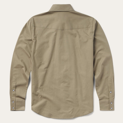 Stetson Olive Oxford Western Shirt