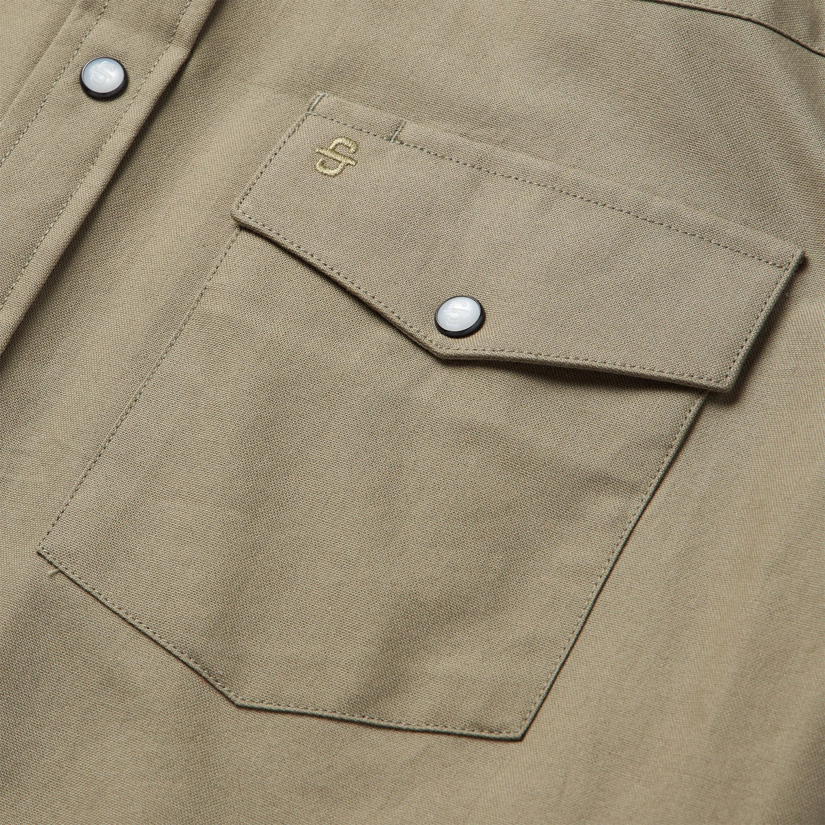 Stetson Olive Oxford Western Shirt