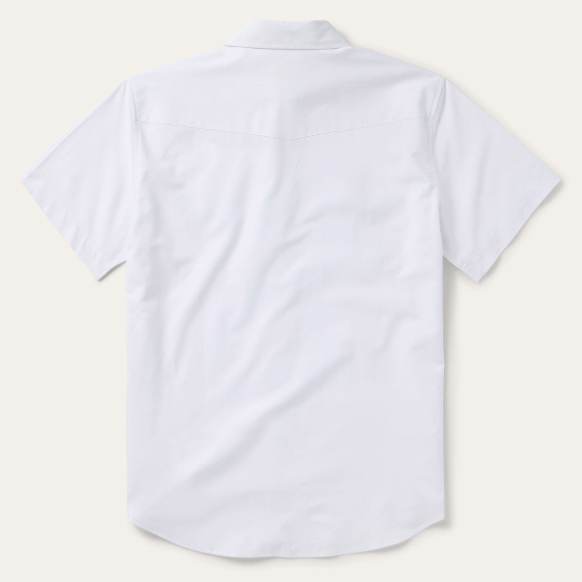 Stetson White Oxford Short Sleeve Western Shirt